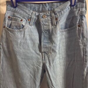 Levi's Blue Straight Leg Jeans Classic Denim